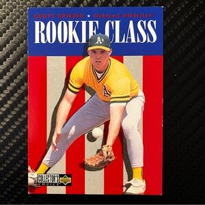 Scott Spiezio 1996 Oakland A’s Upper Deck ROOKIE CLASS MLB Baseball Trading Card
